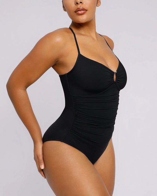 Iconico Swimwear Maren Sculpt Tummy Control One Piece one piece swimsuit black blue