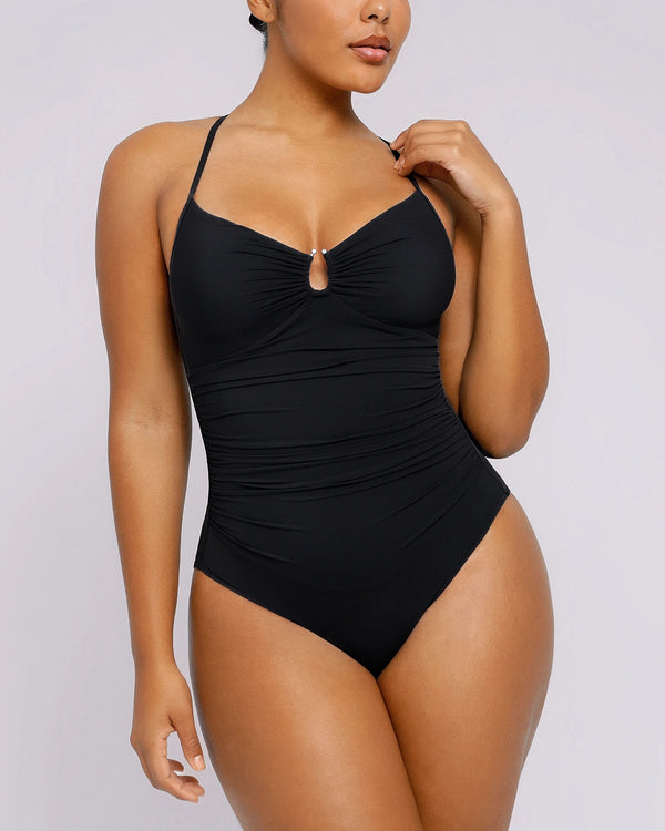 Iconico Swimwear Maren Sculpt Tummy Control One Piece one piece swimsuit black blue